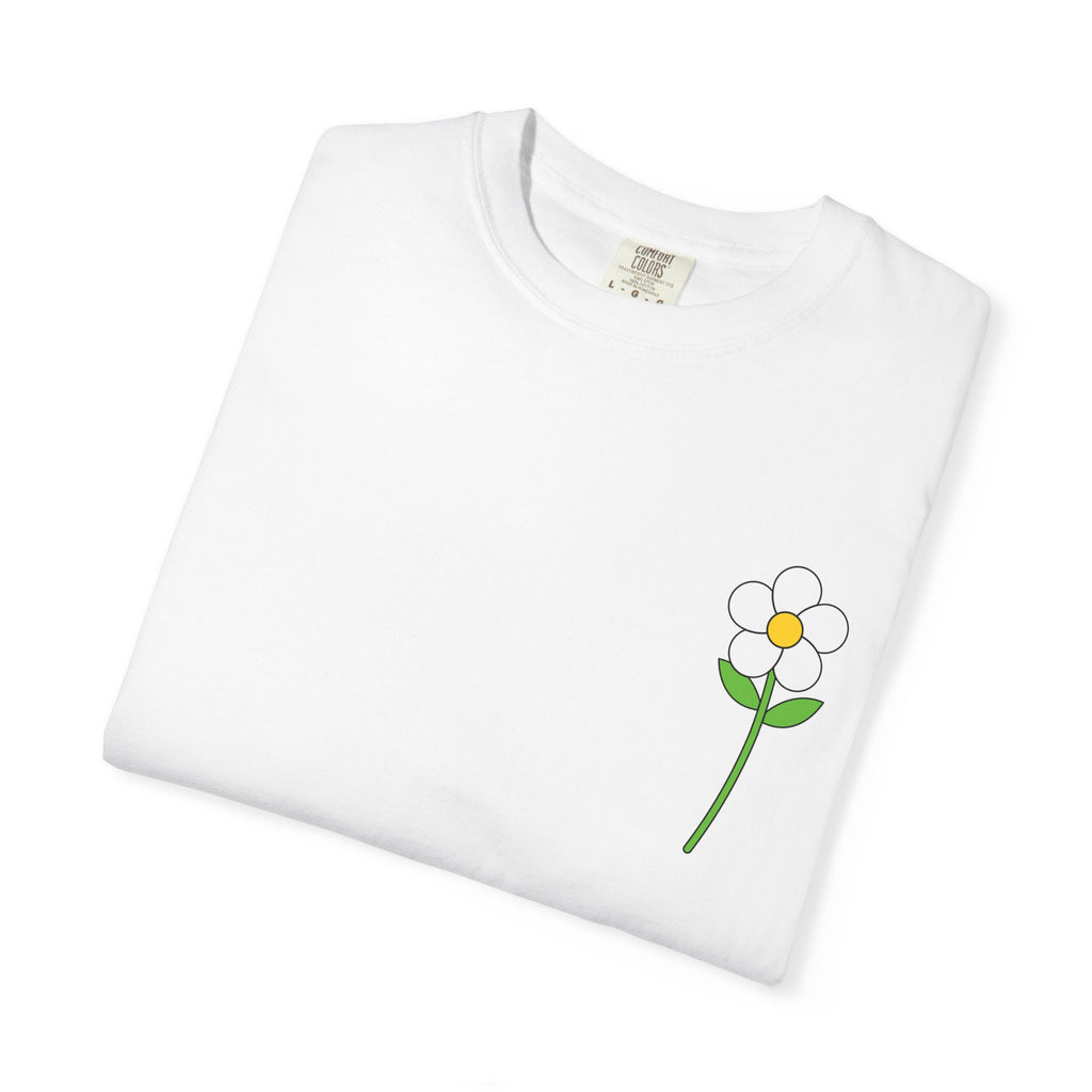 Flower Unisex Garment-Dyed T-shirt