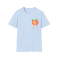 Peach Graphic T-Shirt — "You're a real peach" Cute Fruit Tee