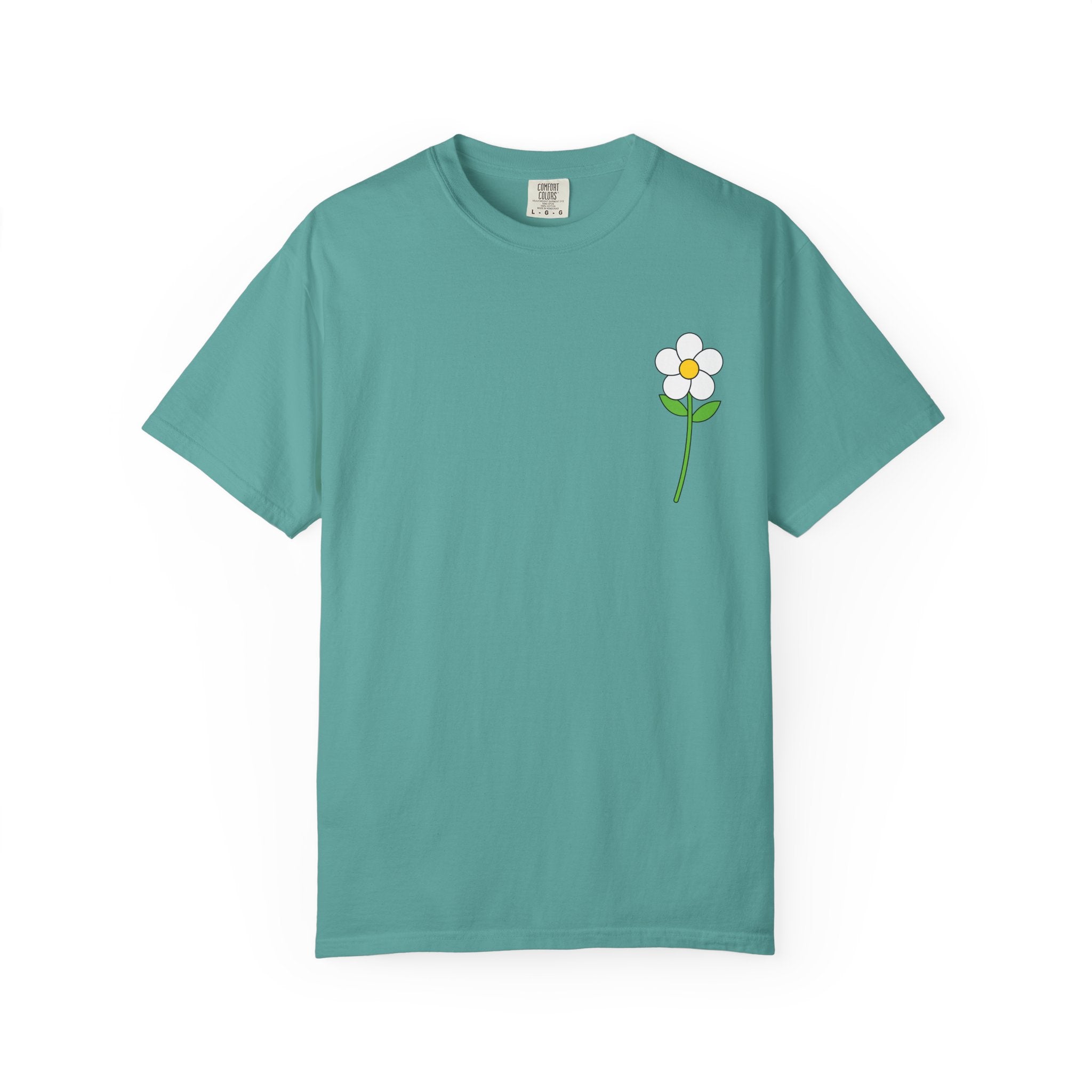 Flower Unisex Garment-Dyed T-shirt