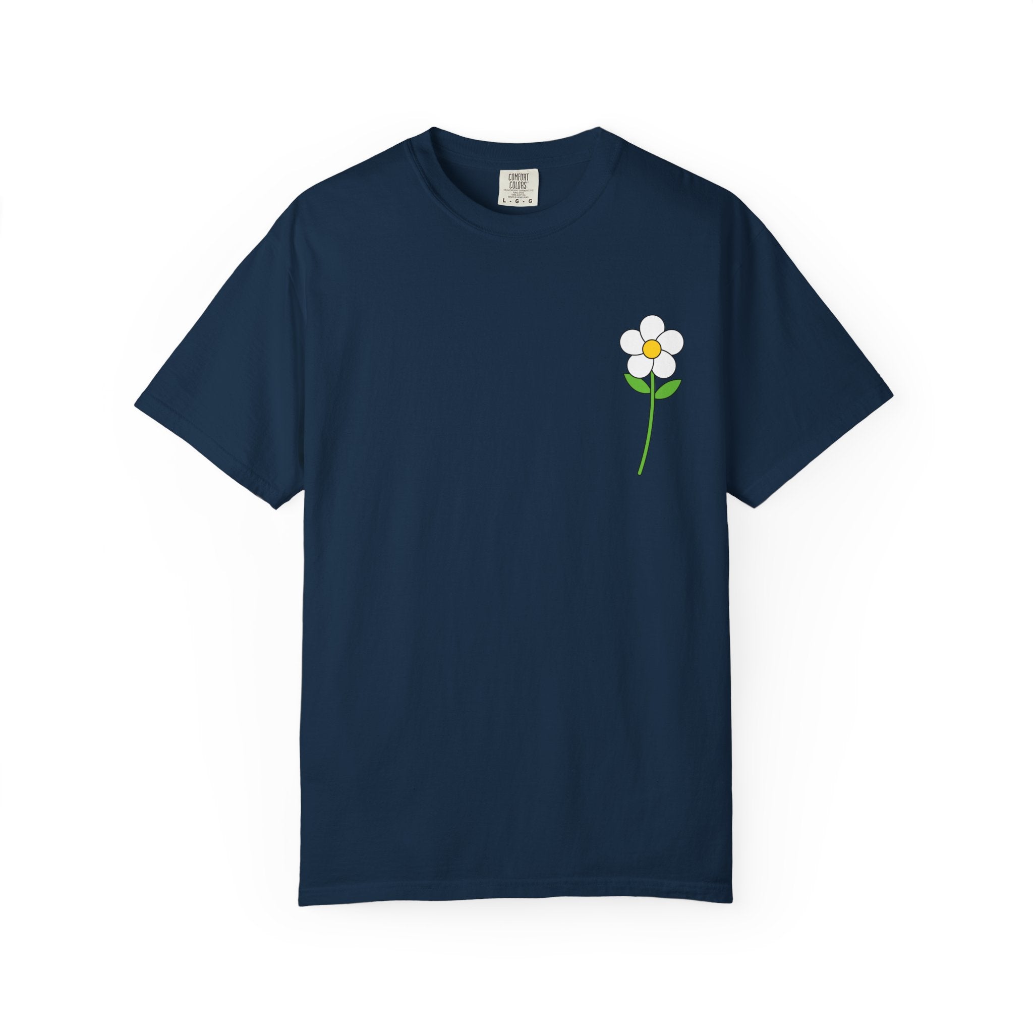 Flower Unisex Garment-Dyed T-shirt