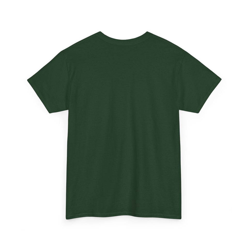 Minimalist Green Wave Tee — Modern Abstract Graphic T-Shirt