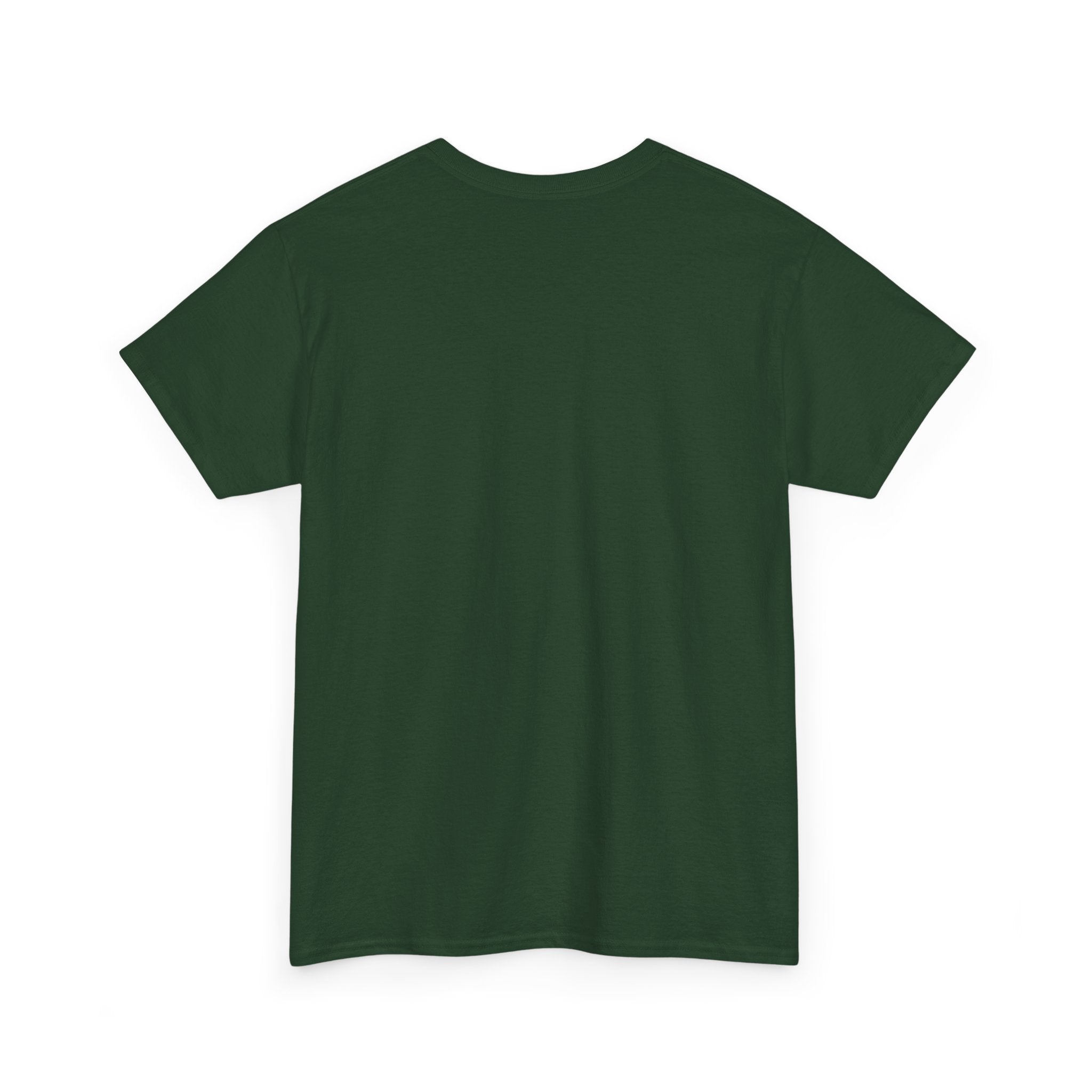 Minimalist Green Wave Tee — Modern Abstract Graphic T-Shirt