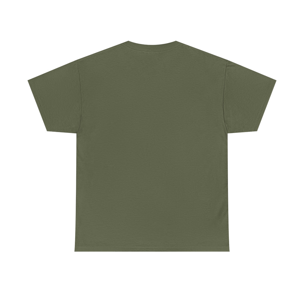 Minimalist Green Wave Tee — Modern Abstract Graphic T-Shirt