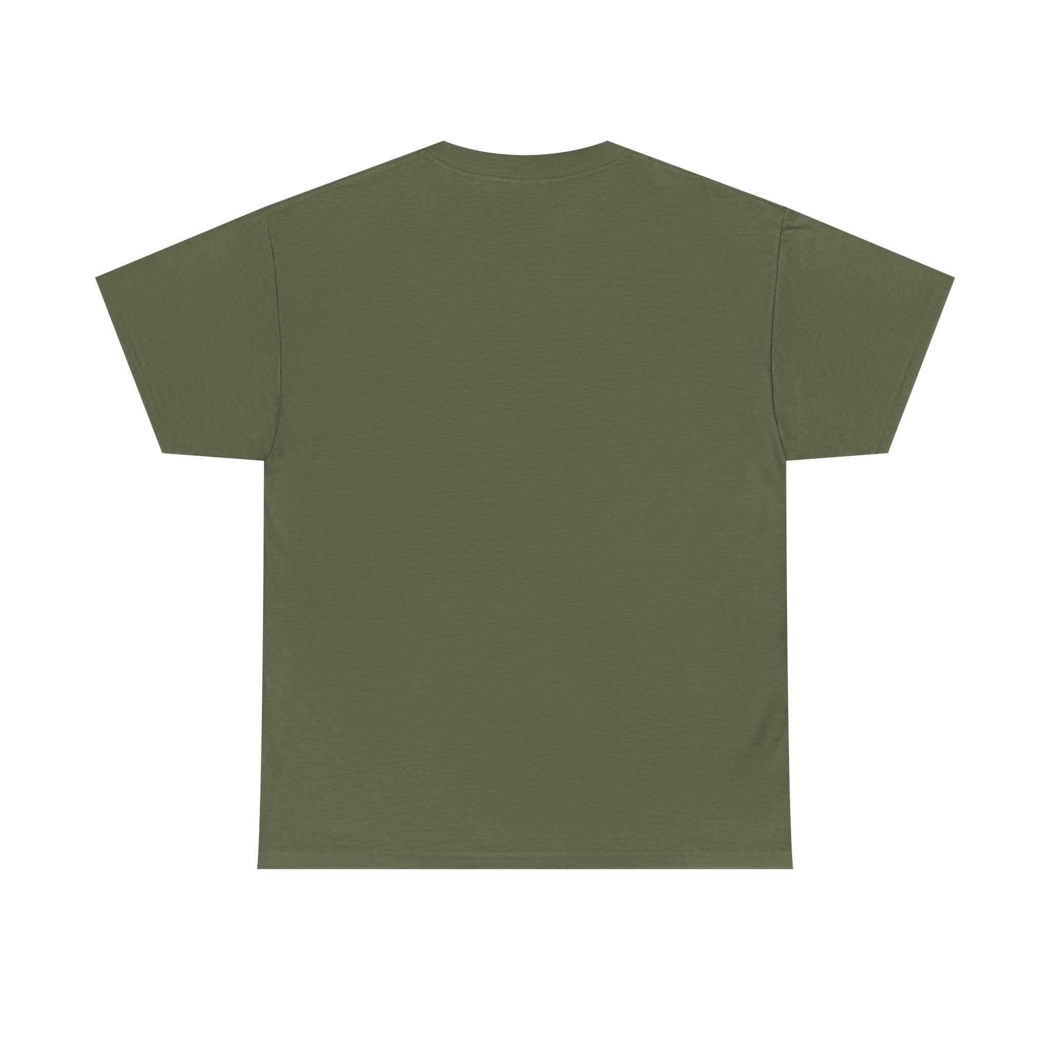 Minimalist Green Wave Tee — Modern Abstract Graphic T-Shirt