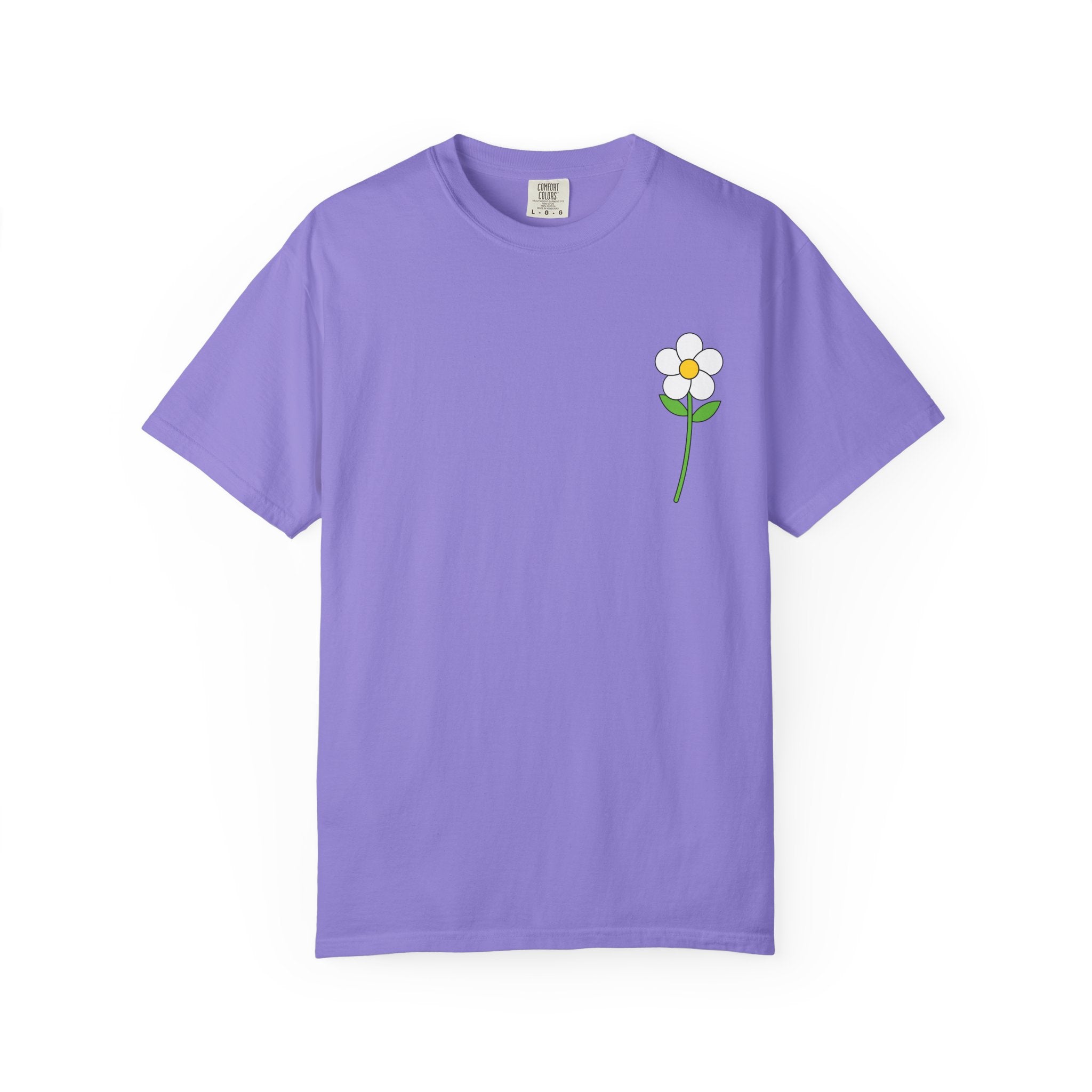 Flower Unisex Garment-Dyed T-shirt