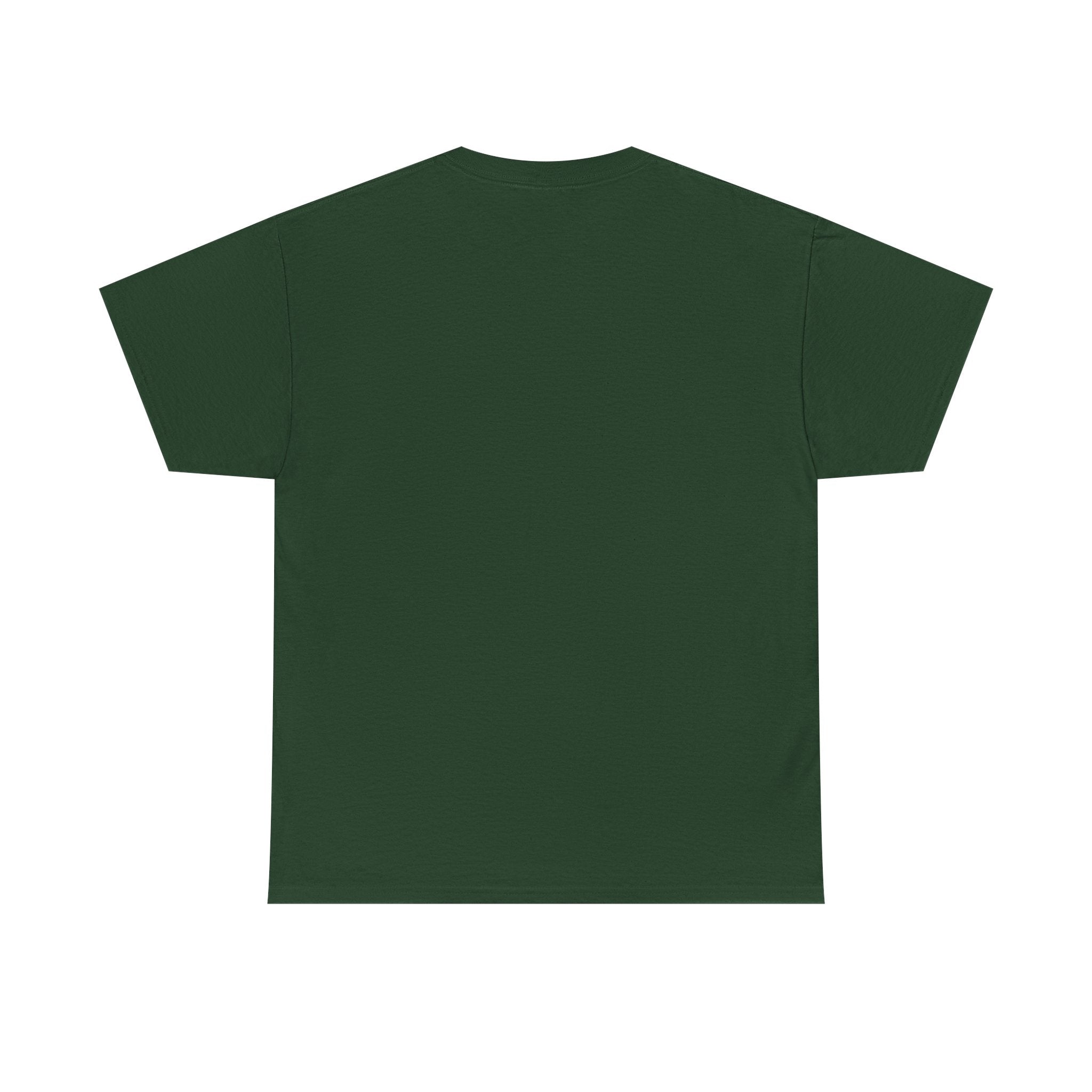 Minimalist Green Wave Tee — Modern Abstract Graphic T-Shirt