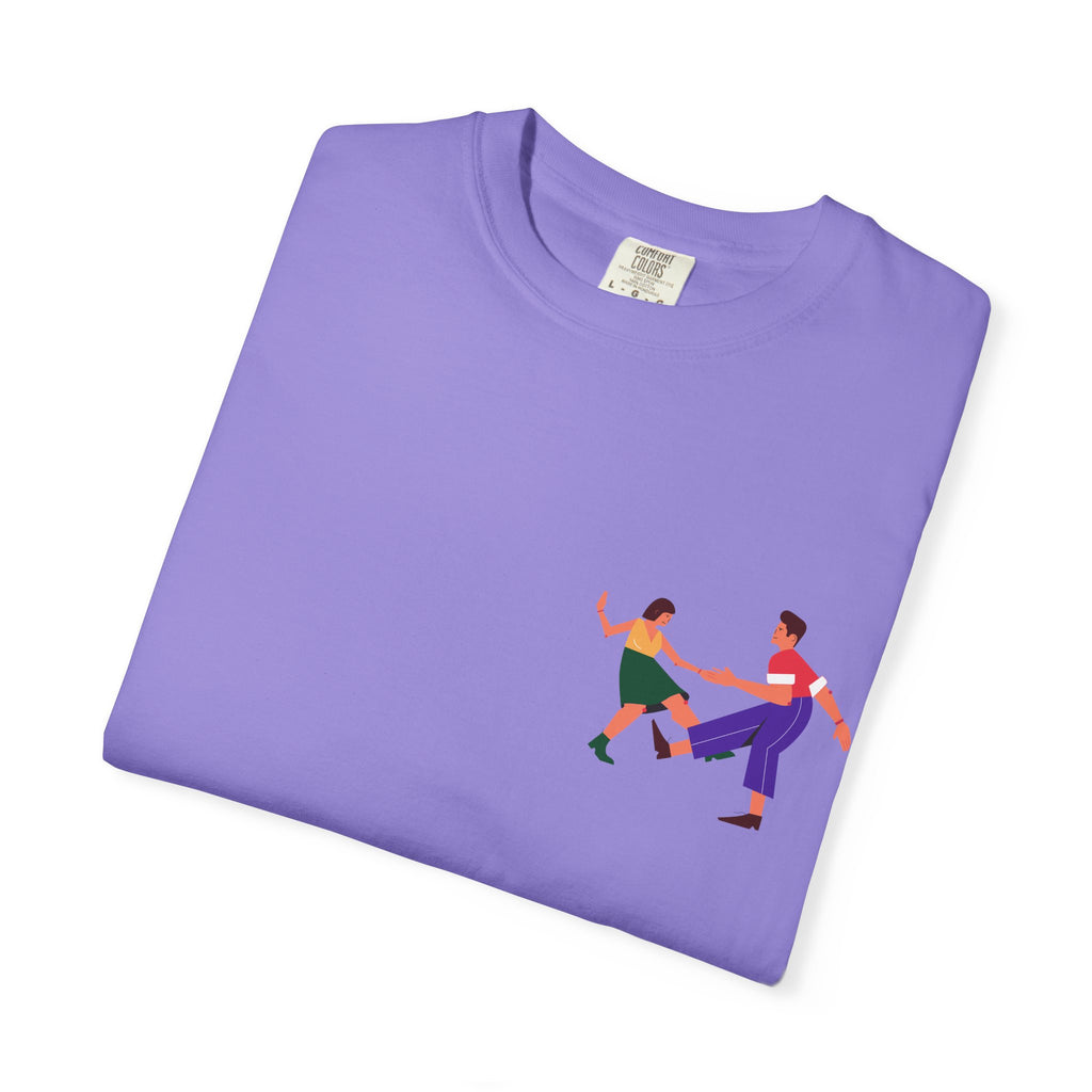 Dance Duo Graphic T-Shirt — Colorful Partner Dance Illustration