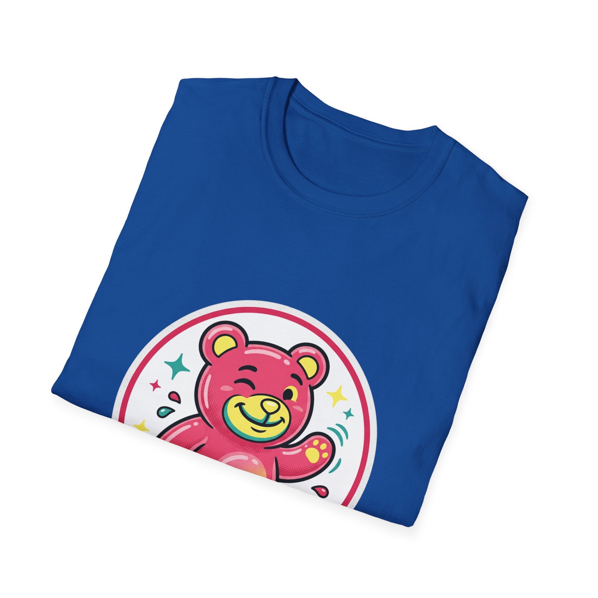Cute Pink Teddy Bear Graphic T-Shirt — Playful Kids/Adult Tee
