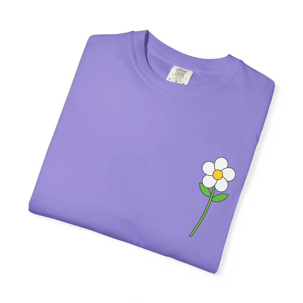 Flower Unisex Garment-Dyed T-shirt