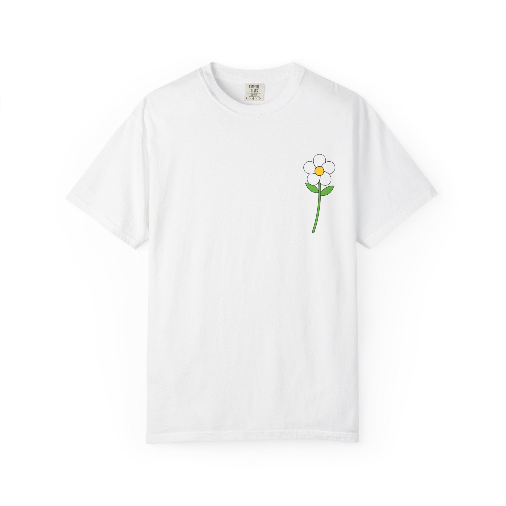Flower Unisex Garment-Dyed T-shirt