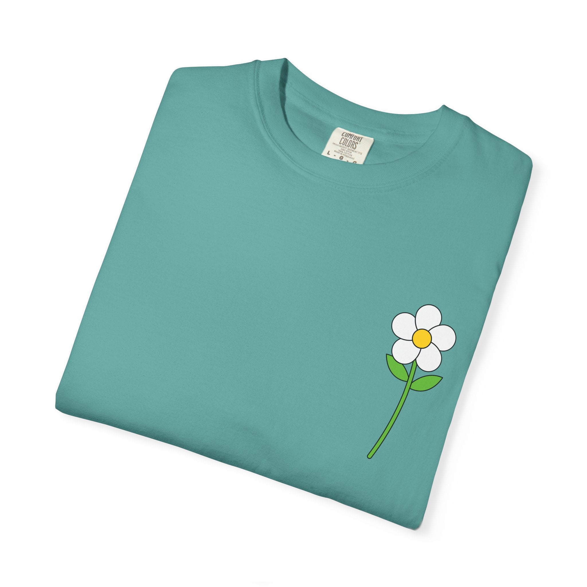 Flower Unisex Garment-Dyed T-shirt