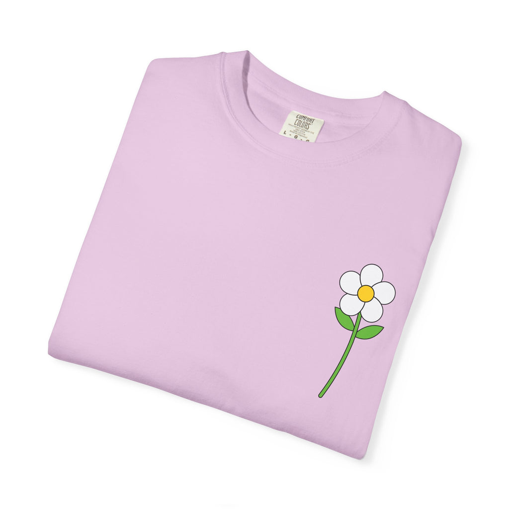 Flower Unisex Garment-Dyed T-shirt